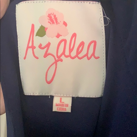 Knee-length navy blue party dress - Picture 6 of 6